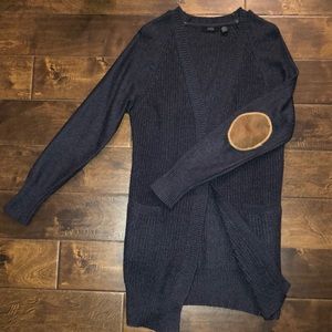 RDI Navy Cardigan w/ Elbow Patches